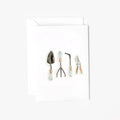 Garden tools mini enclosure notecard