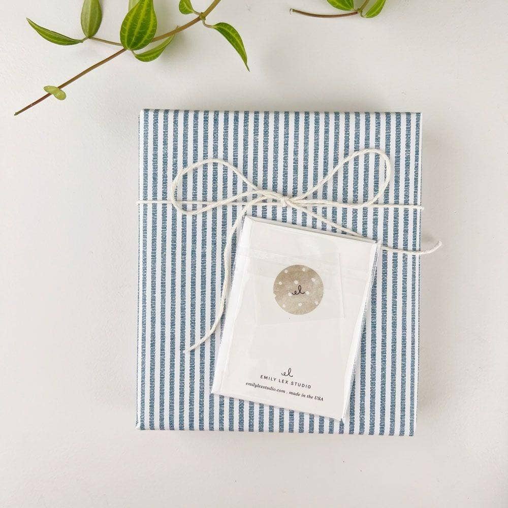 Sweet pea mini enclosure notecard