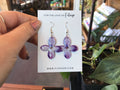 Lilac Blossom Plant Earrings | Leaf Earrings