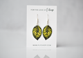 Homalomena Wallisii "Camouflage" Plant Earrings | Leaf Earrings