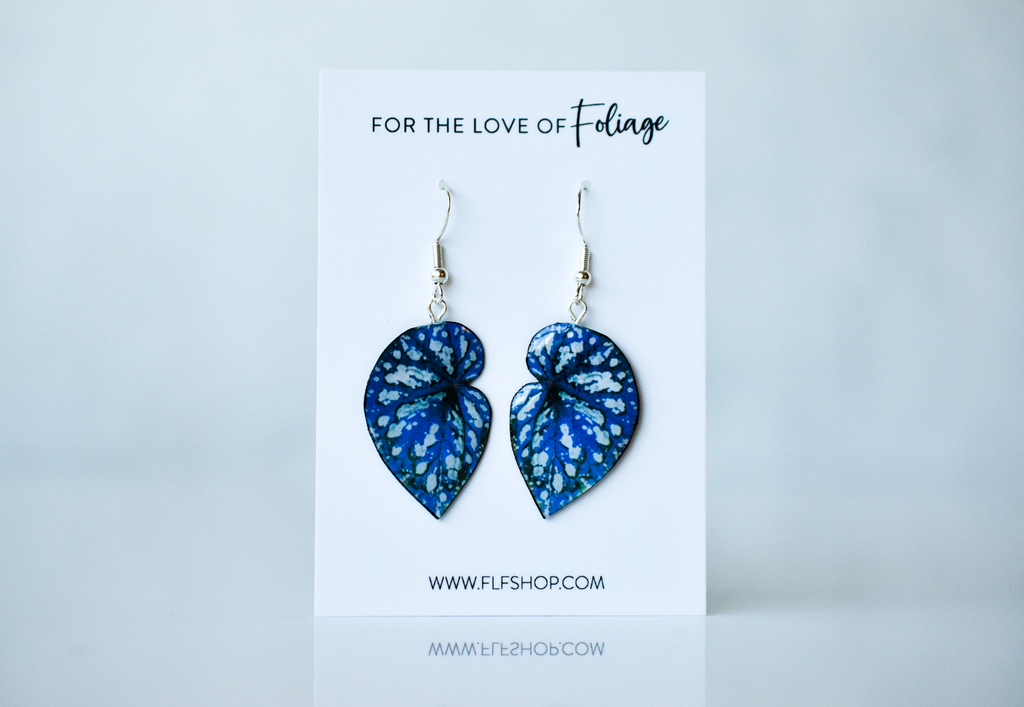 Begonia Betsey Plant Earrings | Leaf Earrings