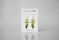 Philodendron Florida Beauty Plant Earrings | Leaf Earrings