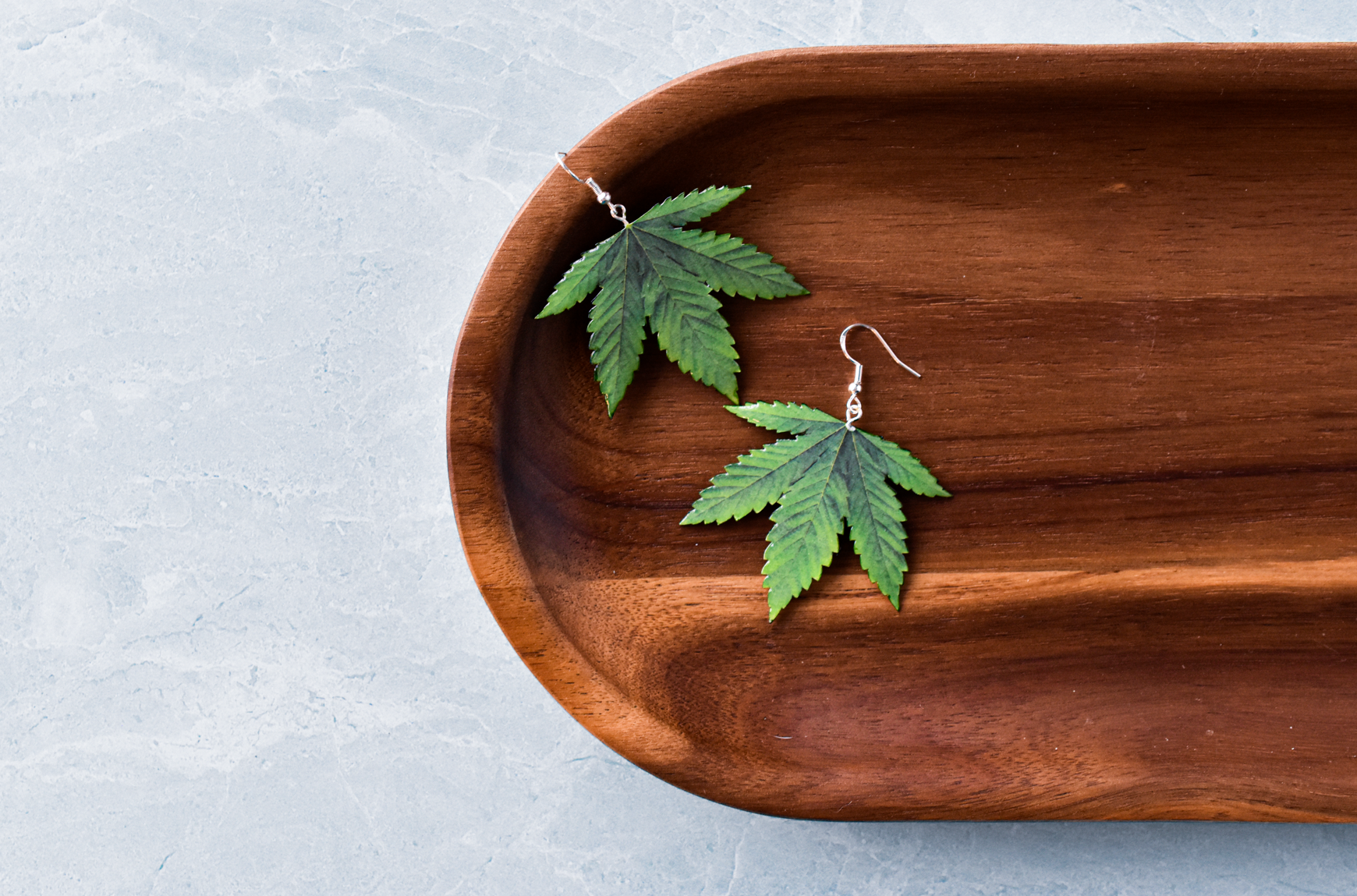 Marijuana Leaf JUMBO Plant Earrings | Pot Leaf Earrings | 420 Earrings | Cannabis Earrings