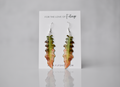Philodendron "Ring of Fire" Plant Earrings | Leaf Earrings
