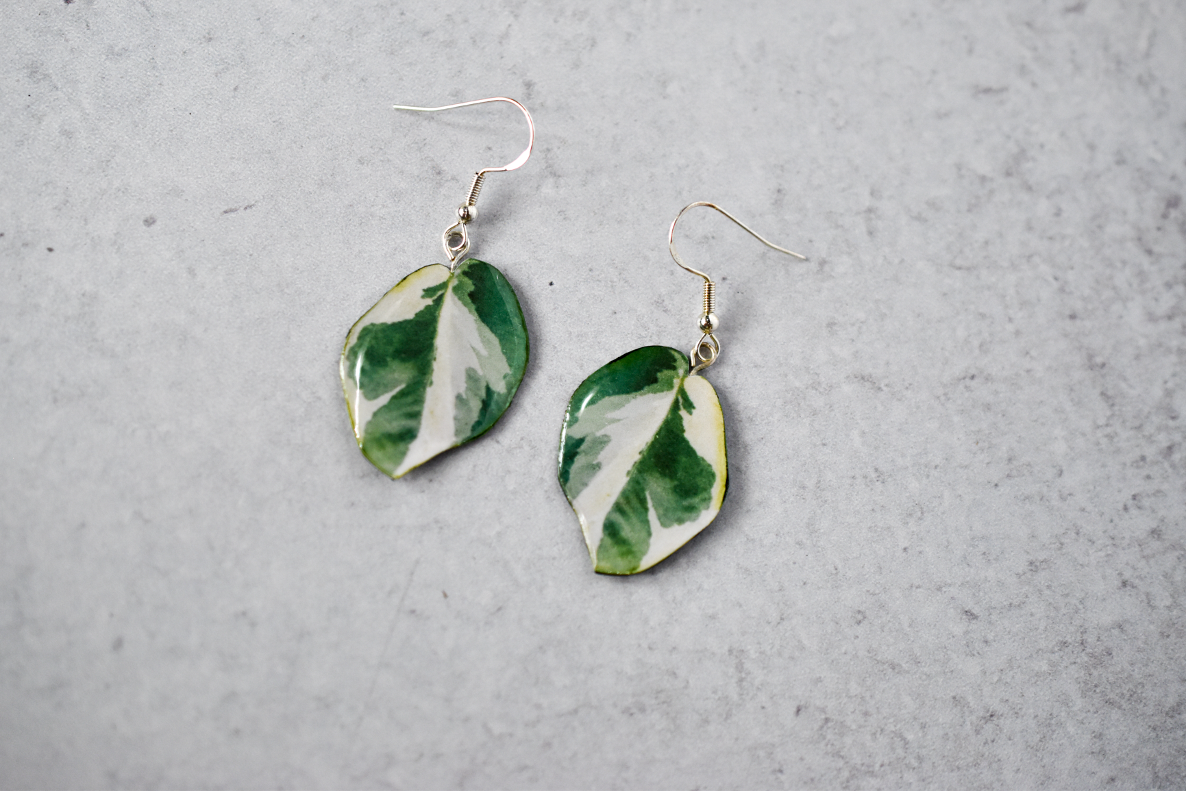 Pothos N'Joy Plant Earrings | Leaf Earrings