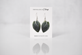 Anthurium Luxurians Plant Earrings | Leaf Earrings