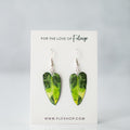 Philodendron Jose Buono Aurea Plant Earrings | Leaf Earrings