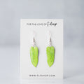 Philodendron Paraiso Verde Plant Earrings | Leaf Earrings