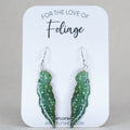 Begonia Maculata “Polka Dot” Plant Earrings | Leaf Earrings
