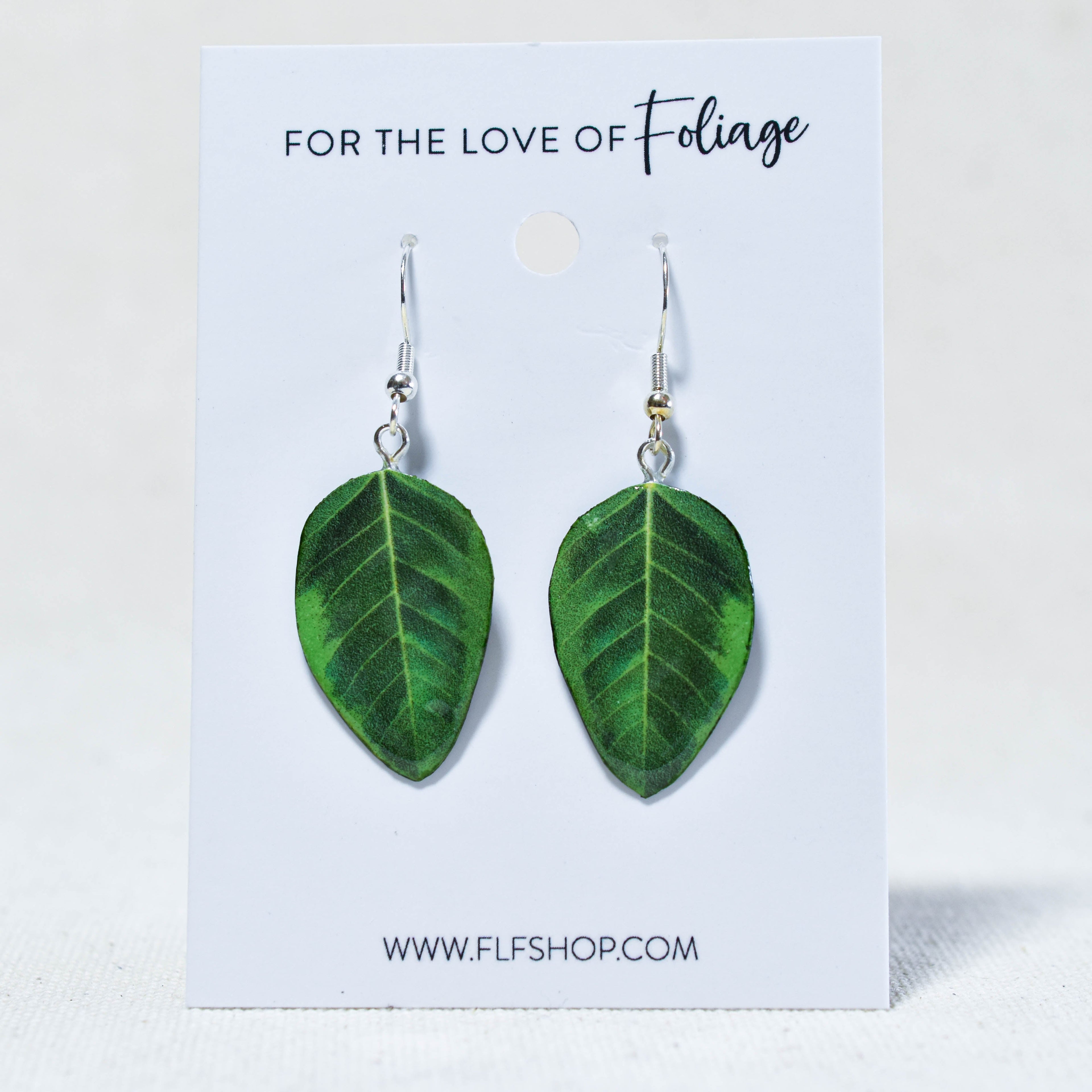Ficus Audrey Plant Earrings | Leaf Earrings